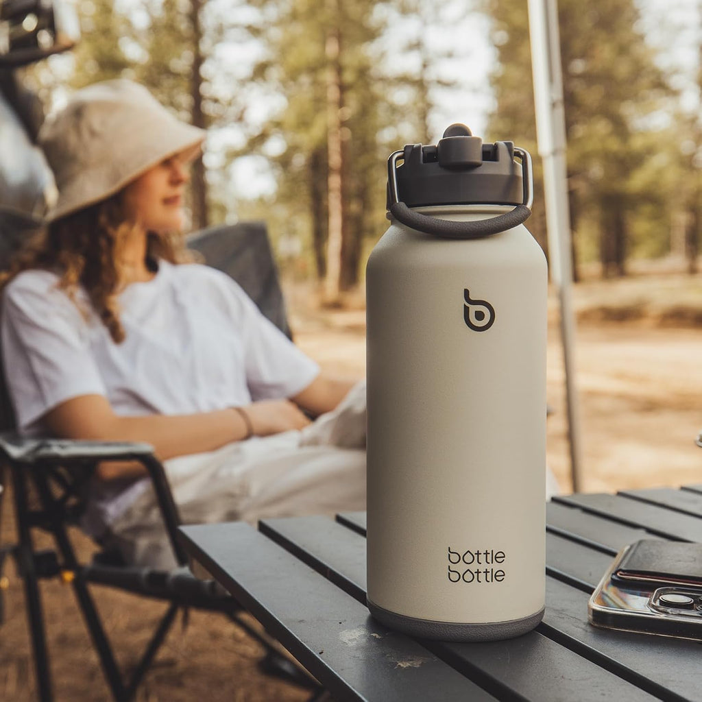 HYDOVEX BOTTLE 850ml (30oz) Insulated Water Bottle with Straw and Pill Holder