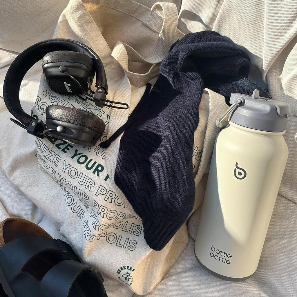 HYDOVEX BOTTLE 850ml (30oz) Insulated Water Bottle with Straw and Pill Holder