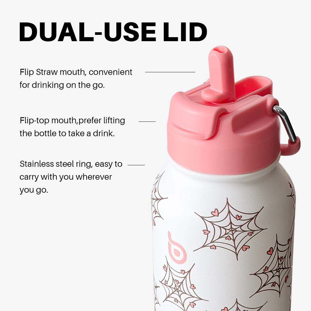 LOGANSCO BOTTLE Thermos 850ml (30oz) Insulated Water Bottle and Pill Holder (Copy)